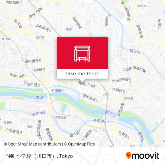 仲町小学校（川口市） map