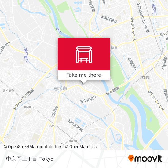 中宗岡三丁目 map