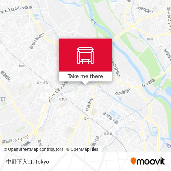 中野下入口 map