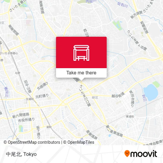 中尾北 map