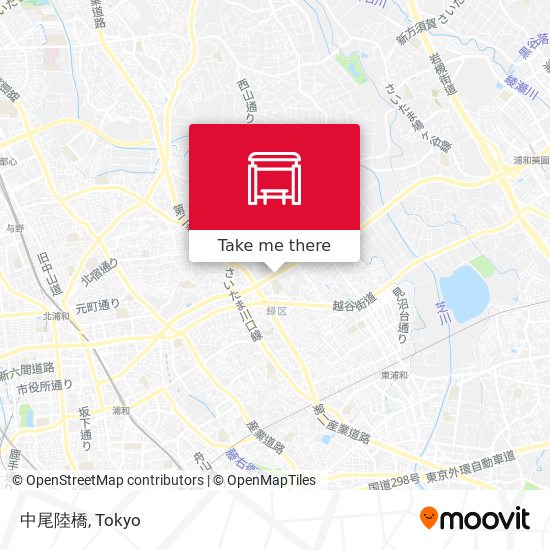 中尾陸橋 map