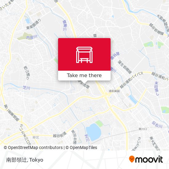 南部領辻 map