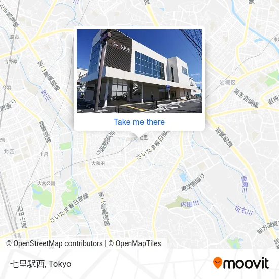 七里駅西 map