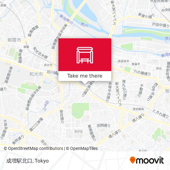 成増駅北口 map