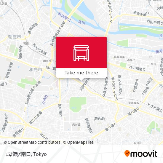 成増駅南口 map
