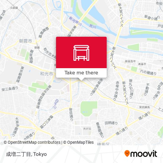 成増二丁目 map