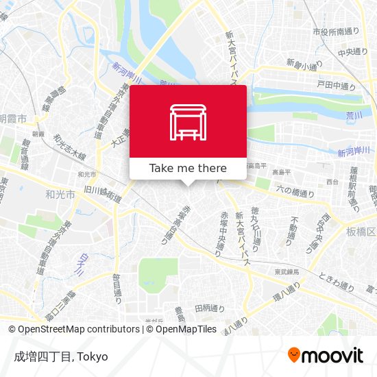 成増四丁目 map
