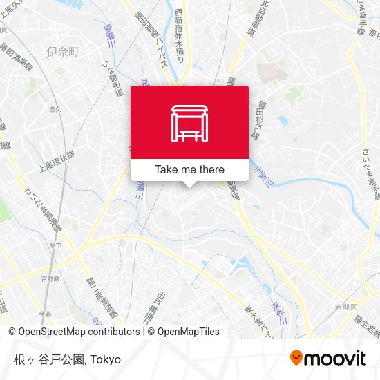 根ヶ谷戸公園 map