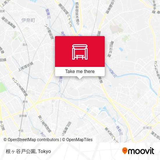 根ヶ谷戸公園 map