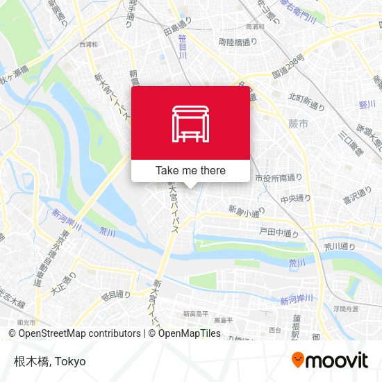 根木橋 map