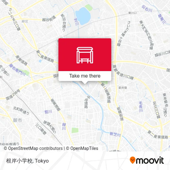 根岸小学校 map
