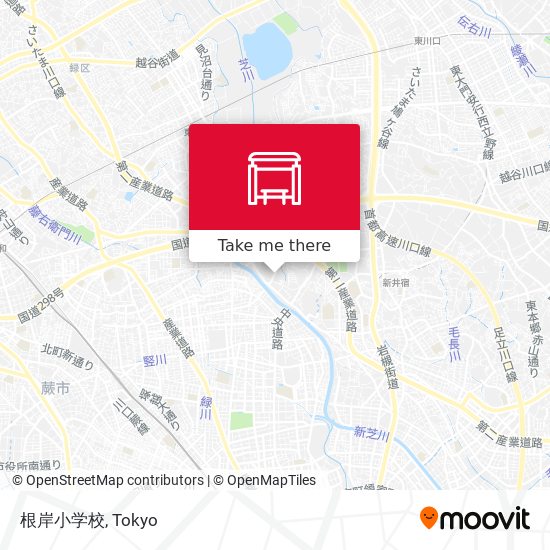 根岸小学校 map