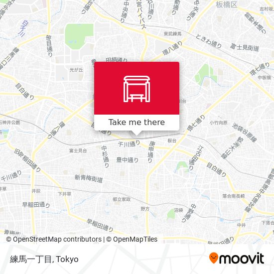 練馬一丁目 map