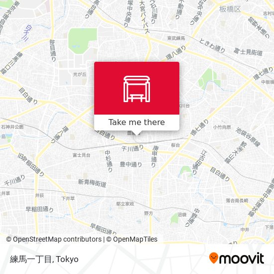 練馬一丁目 map