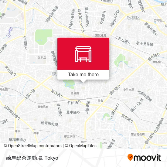 練馬総合運動場 map