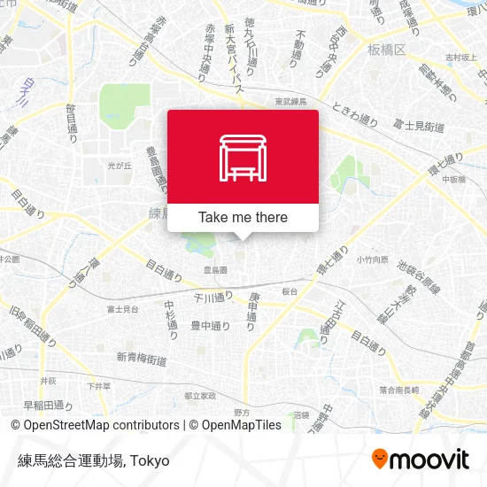 練馬総合運動場 map