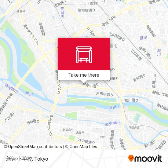 新曽小学校 map