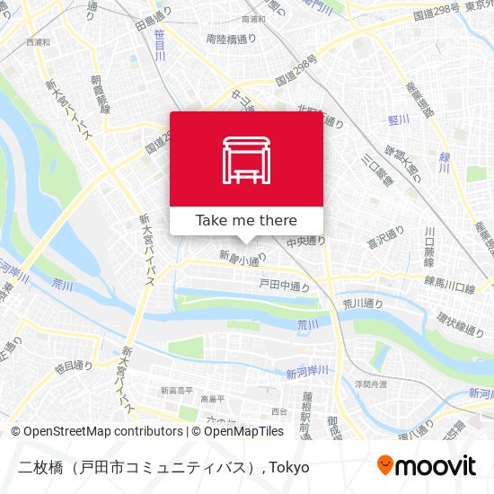 二枚橋（戸田市コミュニティバス） map
