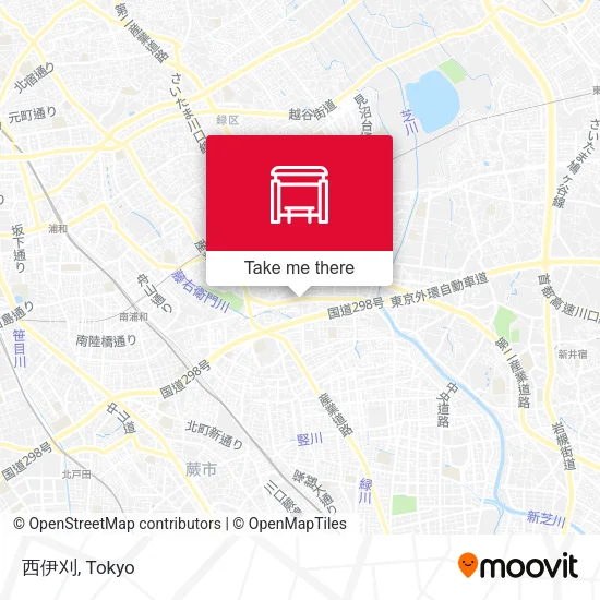 西伊刈 map