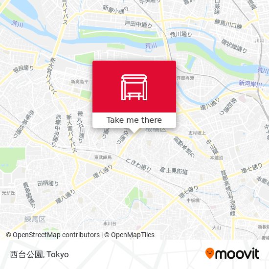 西台公園 map