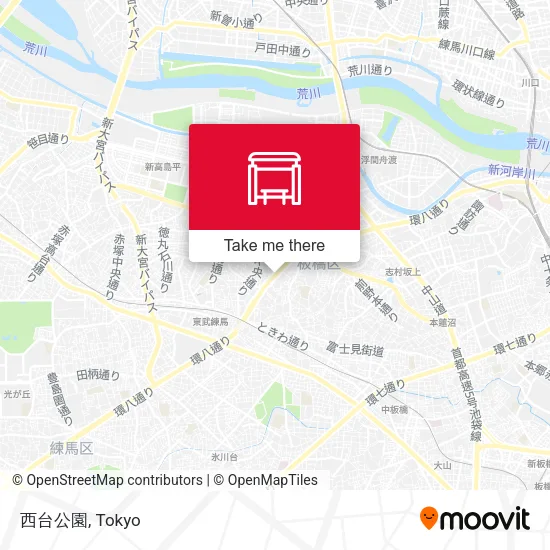 西台公園 map