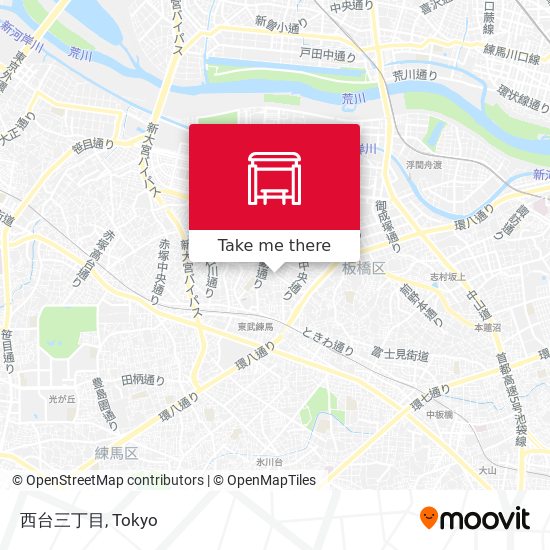 西台三丁目 map