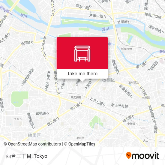 西台三丁目 map
