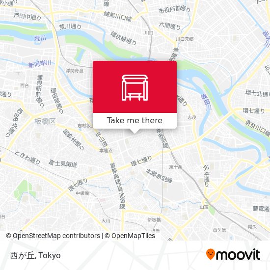 西が丘 map