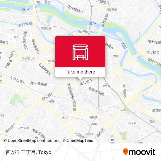 西が丘三丁目 map