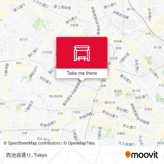 西池袋通り map