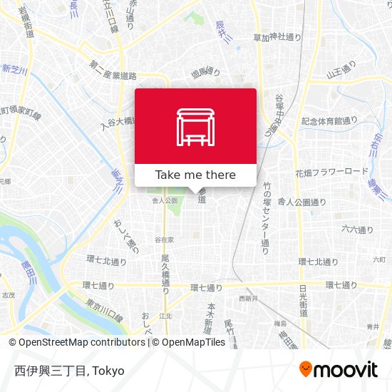 西伊興三丁目 map