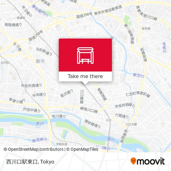 西川口駅東口 map