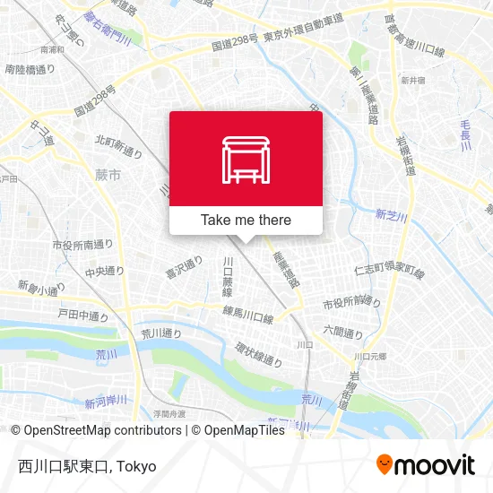 西川口駅東口 map