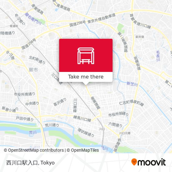 西川口駅入口 map