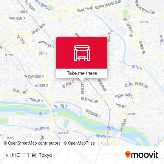 西川口三丁目 map