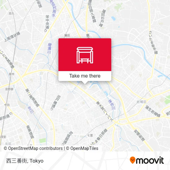 西三番街 map