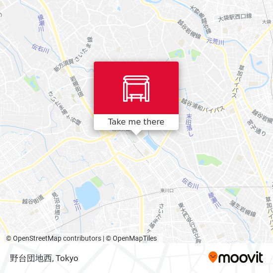 野台団地西 map