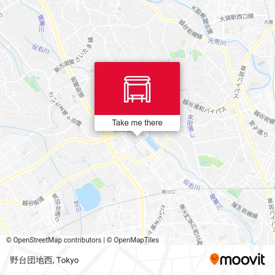 野台団地西 map
