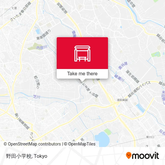 野田小学校 map