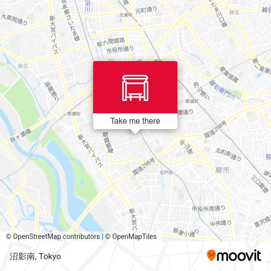 沼影南 map