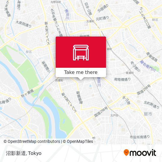 沼影新道 map