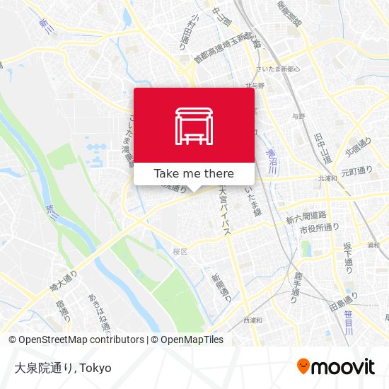 大泉院通り map