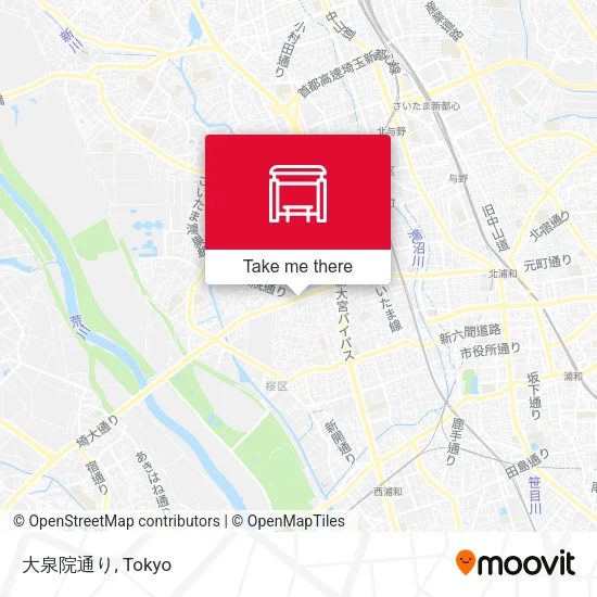大泉院通り map