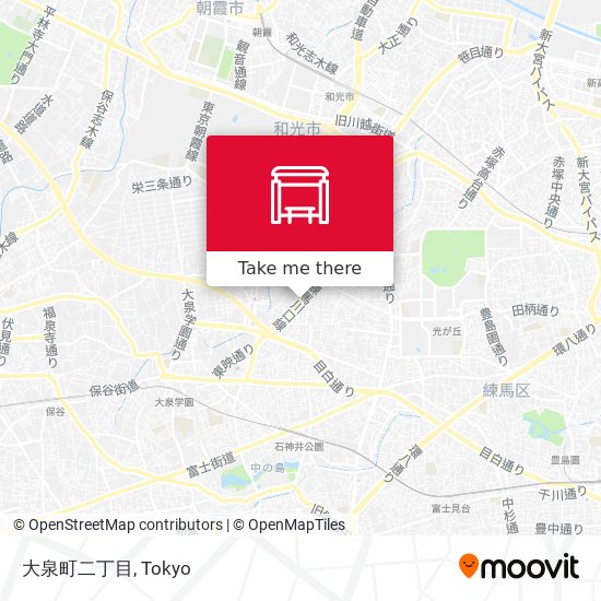 大泉町二丁目 map