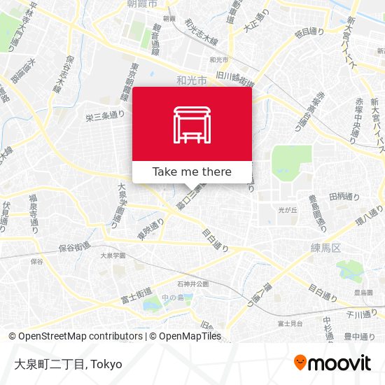 大泉町二丁目 map