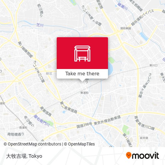 大牧吉場 map