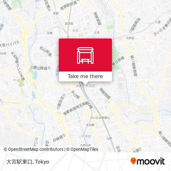 大宮駅東口 map