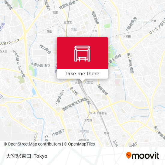 大宮駅東口 map