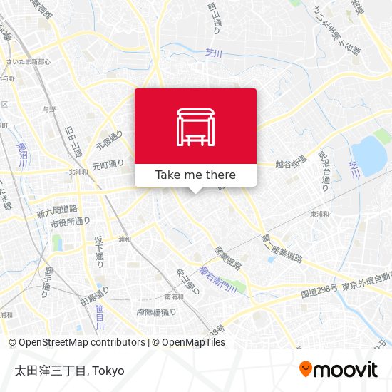 太田窪三丁目 map
