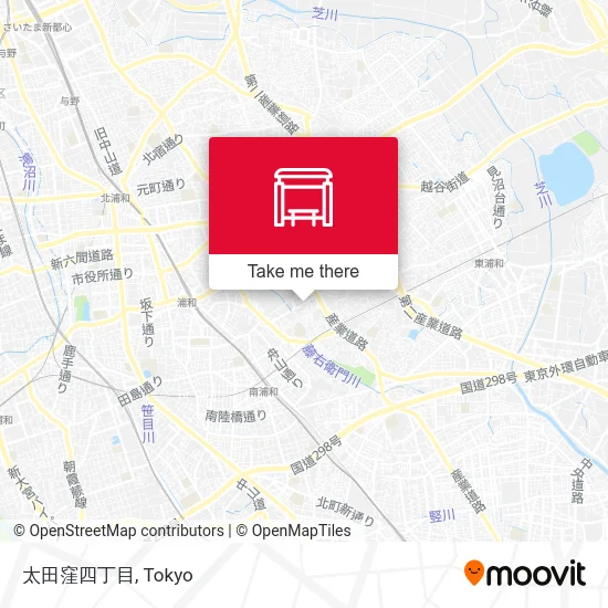 太田窪四丁目 map